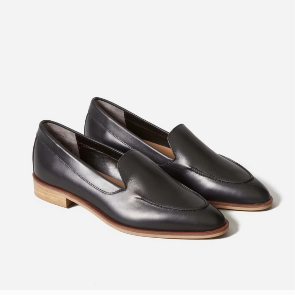 Everlane Modern Loafer in black, women's size 9.5